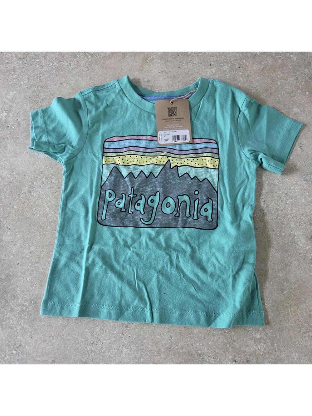 Patagonia Kids' Organic Cotton T-Shirt Green Size 2T